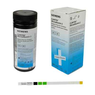 #ad Siemens 2083 Clinitek Microalbumin 2 Reagent Strips for Urinalysis AUGUST 2026 $100.00