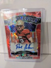 2022 Leaf Valiant Phil Jurkovec #4/4 All-American Red  Cracked Ice Pittsburgh 