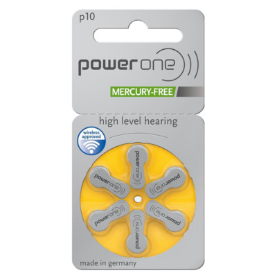 kQ Varta Power One Hörgerätebatterie Zink - Luft Typ 10 1.45V 6er Blister