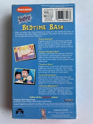 Nickelodeon Rugrats: Bedtime Bash VHS Tape 97368384033| eBay