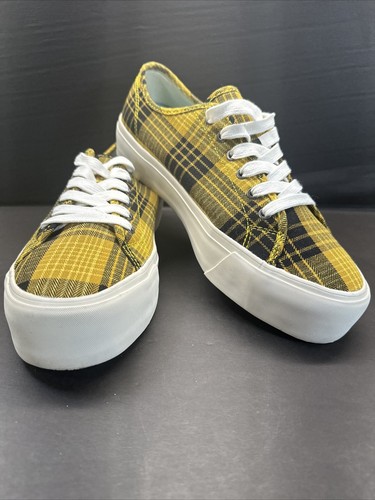 SeaVees Monterey Damen Plateau Turnschuhe Schuh Größe 11 Sun Valley hell kariert - Bild 8 von 8