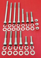 FORD WATER PUMP TIMING COVER BOLTS KIT STAINLESS ALLEN SET 86-93 5.0L 302 EFI 