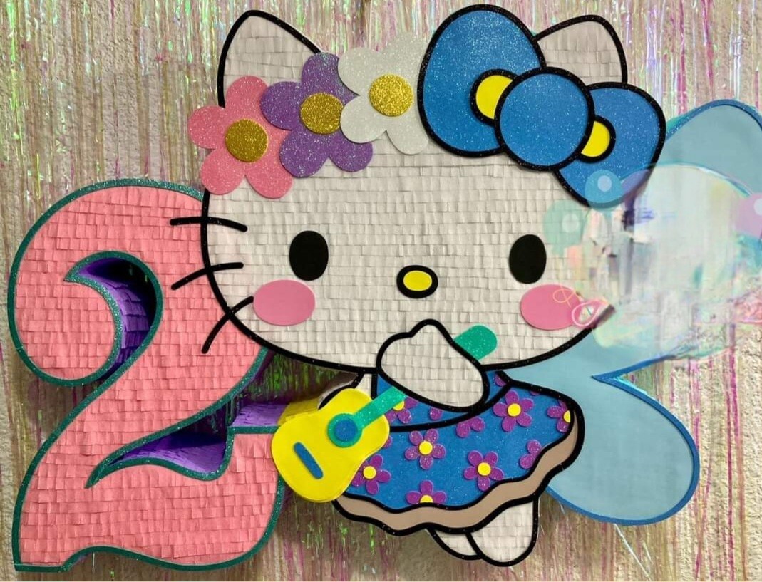 Piñata Hello Kitty Con Numero Personalizado | eBay
