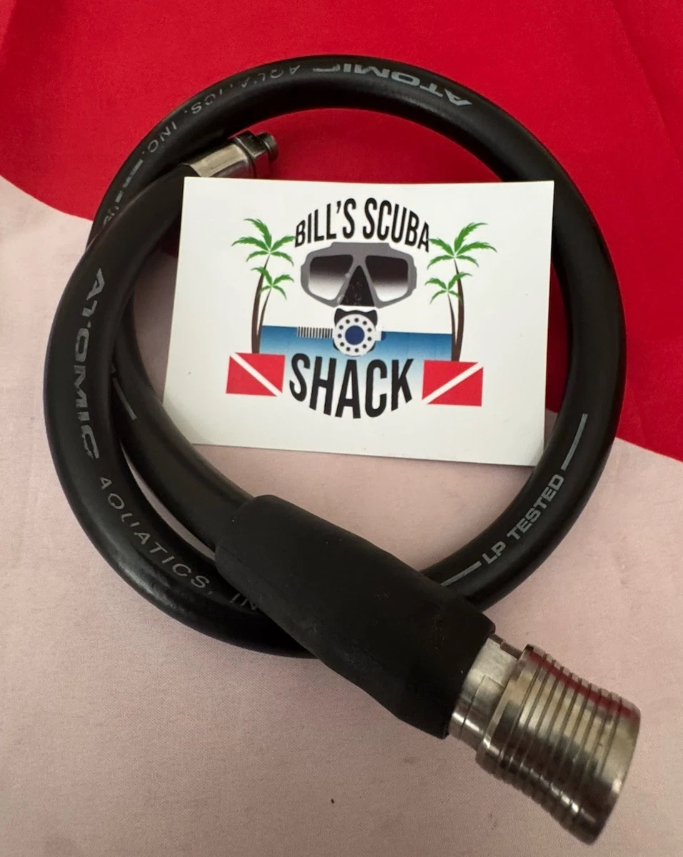 ATOMIC SCUBA SS1 OCTO/ INFLATOR HOSE WAY COOL 3 AVAILABLE!