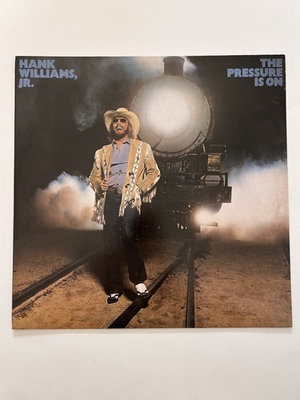 #ad #ad HANK WILLIAMS JR The Pressure Is On VINYL LP ALBUM 1981 ELEKTRA RECORDS $17.20