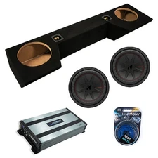 Kicker 48CWR104 CompR 10" Subwoofer Fits 19-25 Dodge Ram Quad Cab w/ HA-A800.1