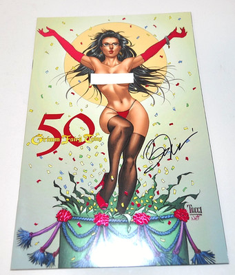 Grimm Fairy Tales #50 Zenescope Foil Exclusive Variant 1/50, Billy Tucci SIGNED