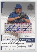 2004 SP Authentic Future Watch Auto 238/999 Orlando Rodriguez #178 Auto 0c2