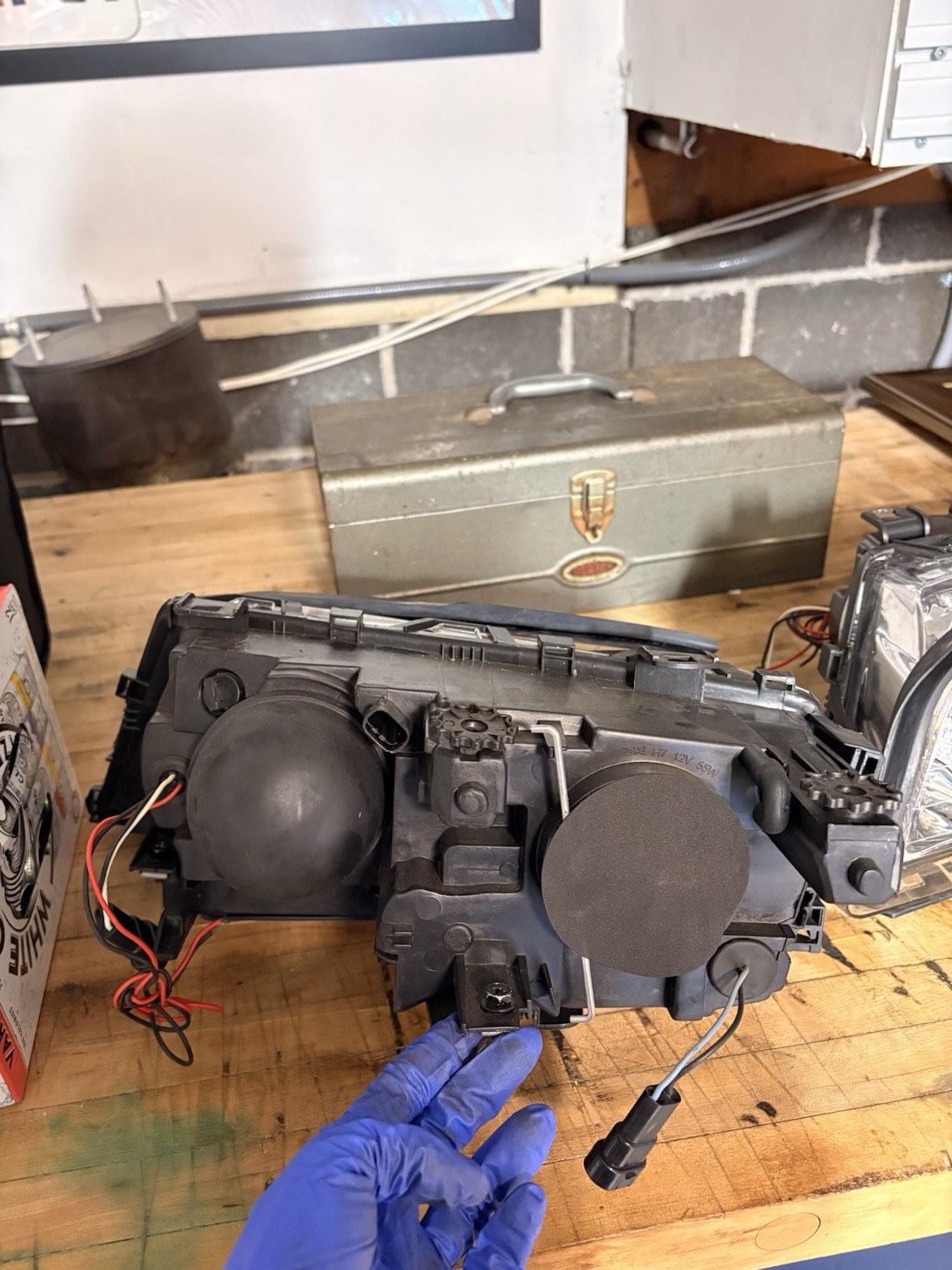 BMW E46 1999-2001 2002 2003 HEADLIGHTS LPBMG5 COUPE CABRIO ANGEL EYES LED