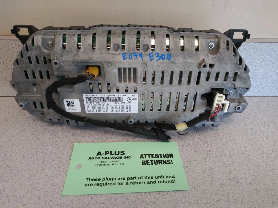 2018 Mercedes-Benz E300 OEM Speedometer Cluster MPH Fits 18 142k 2.0l - Image 2 of 4