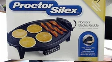 Proctor Silex Nonstick Electric Griddle – Model 38509 – 130 Sq. In. Surface, Ful