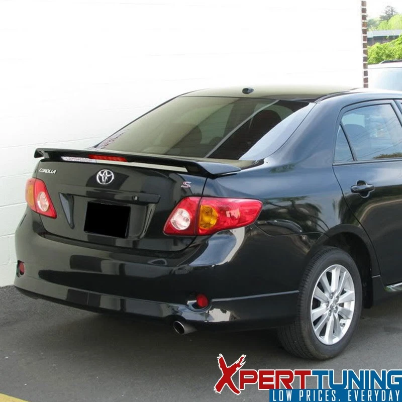 Fits 09-13 Toyota Corolla Rear Trunk Spoiler W/LED Light ABS Painted #8S6 Blue Foto 2 de 4