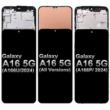 For Samsung Galaxy A16 5G A166U A166P LCD Display Touch Screen Replacement Frame