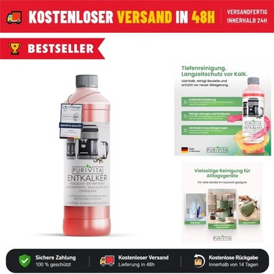 Purivita Universal Entkalker 500 ml für Kaffeemaschinen