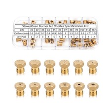 Range Stove Oven Orifice Conversion Kit,Brass Propane Lp Natural Gas Jet...