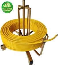Folding Wire Spool Rack Floor or Stud Mounted Cable Dispenser for Romex Wire