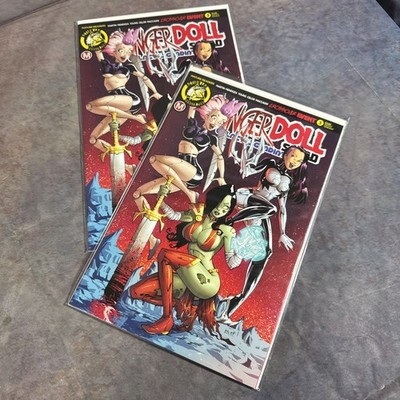 NM Danger Doll Squad: Galactic Gladiators #3 RB White Variant Set