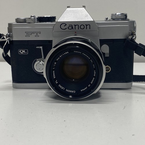 Appareil Photo Canon FT QL Avec Objectif FL 50mm – Fonctionne, Occasion