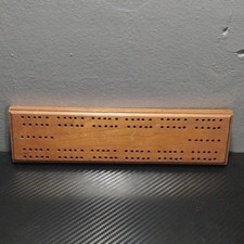 #38Wooden Cribbage Strategy Board Game w/ Peg...