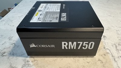 Corsair 750W Modular Power Supply RM750 CP-9020195 Unit Only No Cables Intel AMD