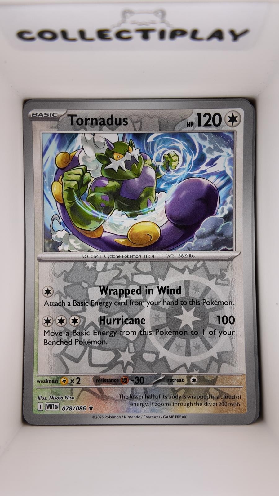 TORNADUS 078/086 REVERSE HOLO WHITE FLARE LP