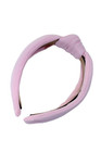 Designer Womens Blush Pink Woven Cotton Knotted Headband — photo 4