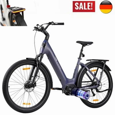 TESWAY Trekking E-Bike 27.5 Zoll 5OOW 720Wh 9 Gänge Elektrofahrrad Mittelmotor Pedelec