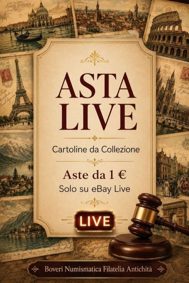 Live Cartoline da Collezione || Aste da 1€