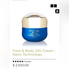 D'Or 24K Face & Body Silk Cream Nano Technology (NEW IN BOX/AUTHENTIC)