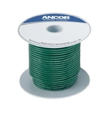 Ancor 111310 Marine Tinned Copper Battery Cable (8-Gauge, Green, 100-Feet)
