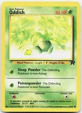 Oddish Team Rocket 63/82 Vintage Pokemon Card