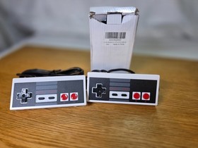 Lot of 2 Nintendo NES Mini Classic Edition Console Game Wired Controller Remote