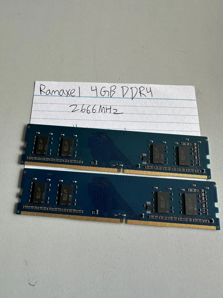DDR4 SDRAM Ramaxel 4 GB Capacity per Module Memory (RAM) for sale