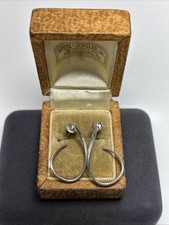 Designer Ed Levin Sterling Silver Curved Loop...