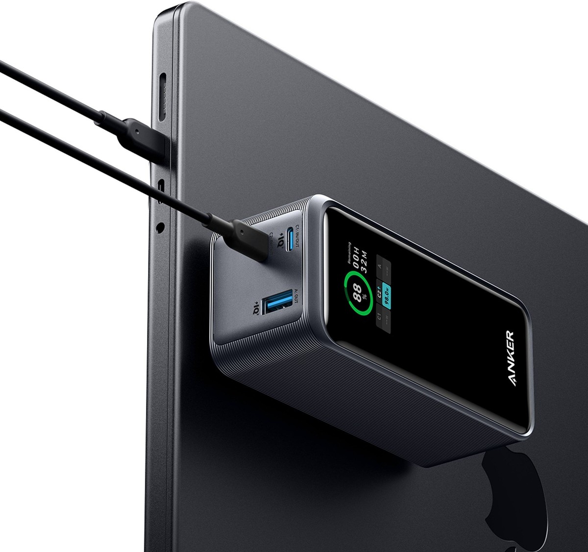 Anker - Power Bank (20000mAh, 200W, 3-Port) - Black | eBay