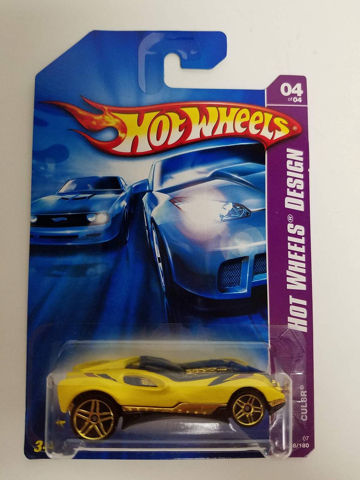 CUL8R 2007 Hot Wheels Design 4 Of 4 Hot Wheels Diecast Car No 048 Toy Car