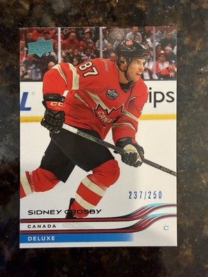2025-26 Upper Deck Extended Deluxe #646 Sidney Crosby, Team Canada /250