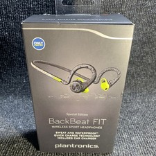 Plantronics BackBeat Fit Bluetooth Headset Moisture Resistant Rare Free Ship