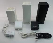Linksys Velop Mesh Wi-Fi System  WHW03 Triband & VLP01 Dual Band - Lot of 3