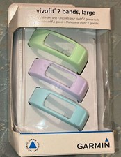  NIB Garmin  Vivofit 2  Large Bands Only  3 Qty