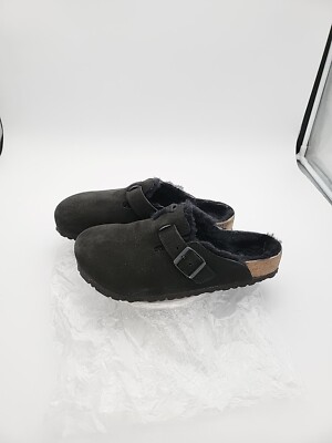 靴 BIRKENSTOCK Boston 42 Black Boston Leather Black | BIRKENSTOCK