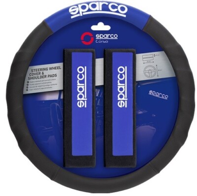 Set Di Cuscinetti Cinture Sparco Con Logo Ricamato – Rosso, Taglia Unica, Facile Da Installare Per Auto