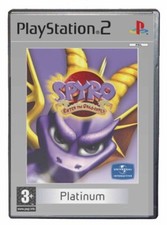 SPYRO: ENTER THE DRAGONFLY (PLATINUM RANGE) (PS2 Game) Dragon Playstation 2 A