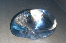 Clear Art Glass Snail Seashell Figurine S