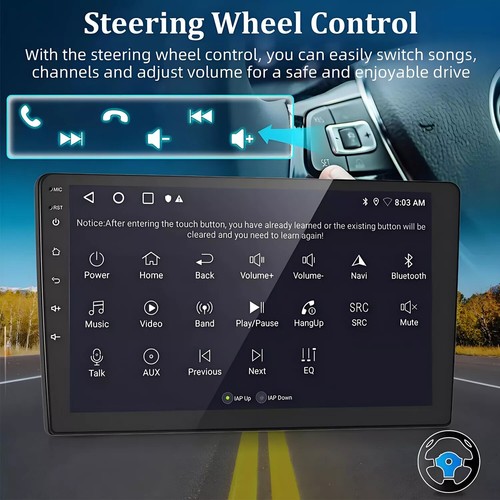 10.1" Carplay Stereo Radio For Dodge Grand Caravan 2001-2003 2004 2005 2006 2007 - Picture 14 of 19