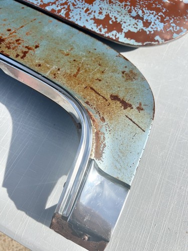 1971 72 73 74 75 76 GM Cadillac DeVille Fleetwood Rear Fender Skirts OEM 1976 - Picture 6 of 17
