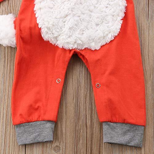 Newborn Baby Girl Boy Halloween Cosplay Cartoon Clothes Fox 6-12 Months Orange - Picture 8 of 8