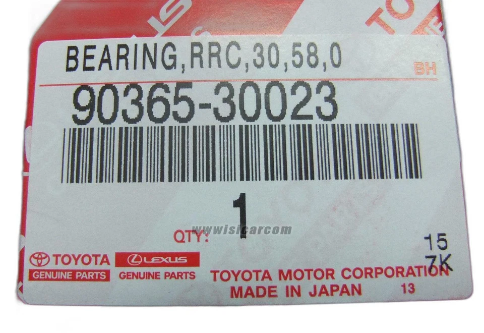 Cojinete de eje de entrada delantero OEM 90365-30023 Toyota Camry RAV4 MR2 Solara Matrix Foto 2 de 4