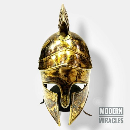 Antique Queen Medieval Armour King Leonidas Greek Spartan 300 Roman Helmet Gift - Picture 4 of 5