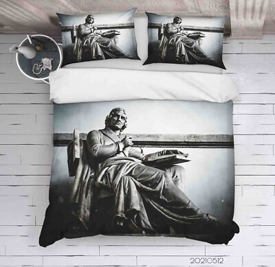 3D Statuen Kunst Einfach Quilt Cover Set Bettwäsche Sets Kissenbezüge